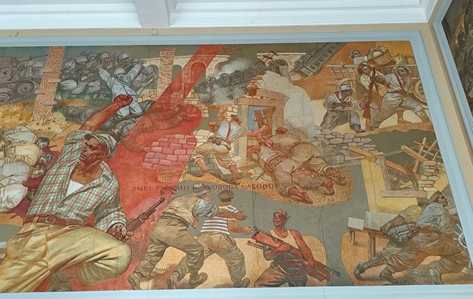 Freska zgodovine Primorske, avtor: Slavko Pengov. Foto: Blaž Kosovel.  