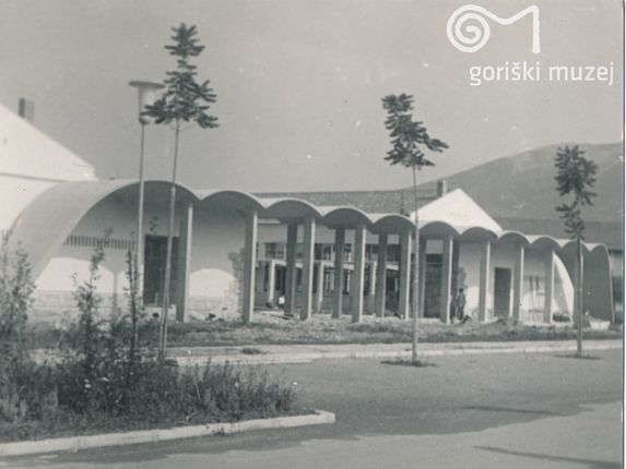 . Original design of the café and restaurant. &copy;Photo from the collection of the Goriški muzej Kromberk - Nova Gorica.