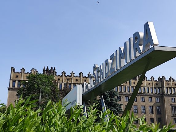. Entrance to the former steelworks factory. &copy;Photo: Blaž Kosovel