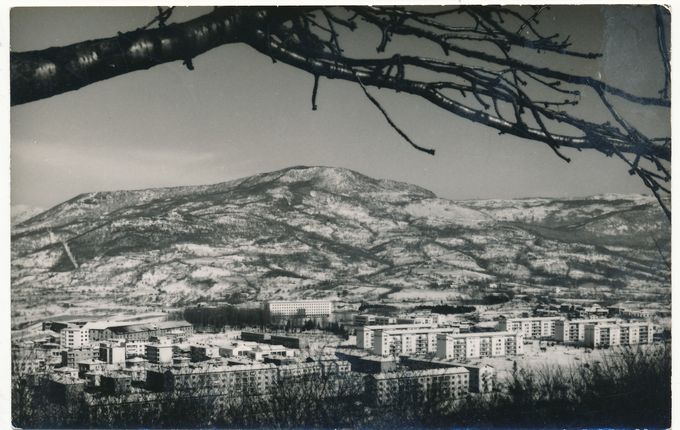 Panorama mladega mesta. Foto: Pokrajinski arhiv Nova Gorica, razglednica iz arhiva .  