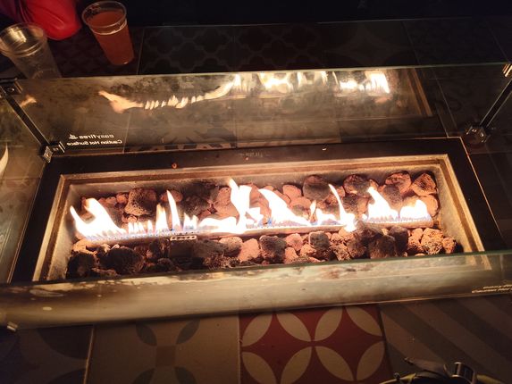 . Outside table grill, Gostilna Lokve. &copy;Photo: Blaž Kosovel