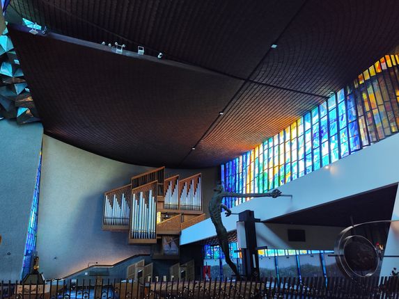 . The Ark of Lord Church, consecrated 1977 by then metropolitan bishop Karol Wojtyla. &copy;Photo: Blaž Kosovel