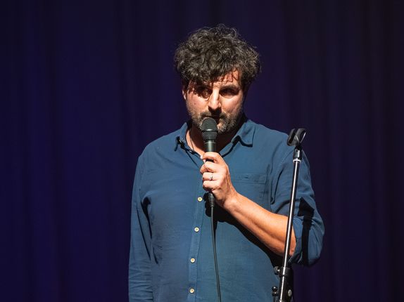 Vodja KUD Morgan Tadej Stolić, foto: Jernej Humar. Vodja KUD Morgan Tadej Stolić, &copy;Foto: Jernej Humar