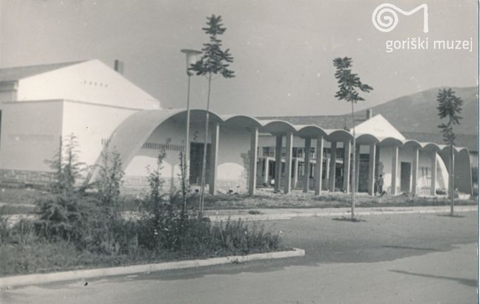 . Original design of the café and restaurant. &copy;Photo from the collection of the Goriški muzej Kromberk - Nova Gorica.